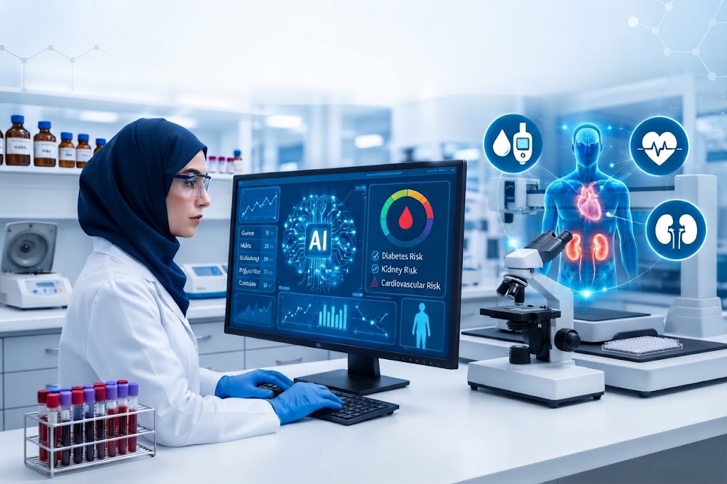الذكاء الاصطناعي في المختبرات الطبية: آفاق جديدة للكشف المبكر عن داء السكري ومضاعفاته